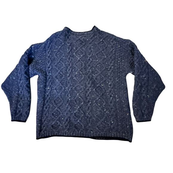 VTG Blarney Woollen Mills Pure Irish Wool Sheep Pocket Cardigan – Women’s M/L - Picture 5 of 7